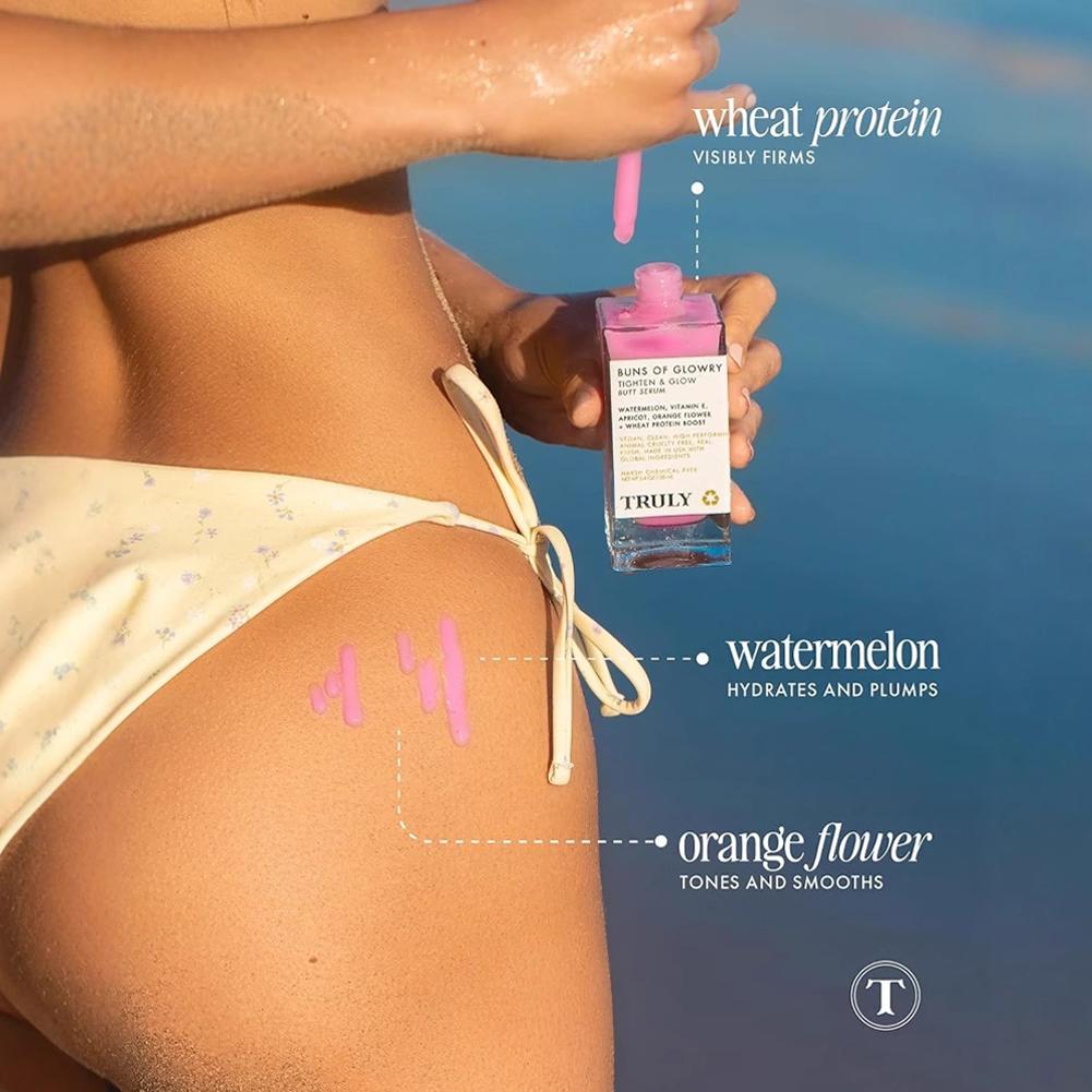 TRULY Huile de Soin Après-Rasage Fraise & Vanille Huile Après-Rasage Lisse Hydrate en Profondeur Soin Rasage