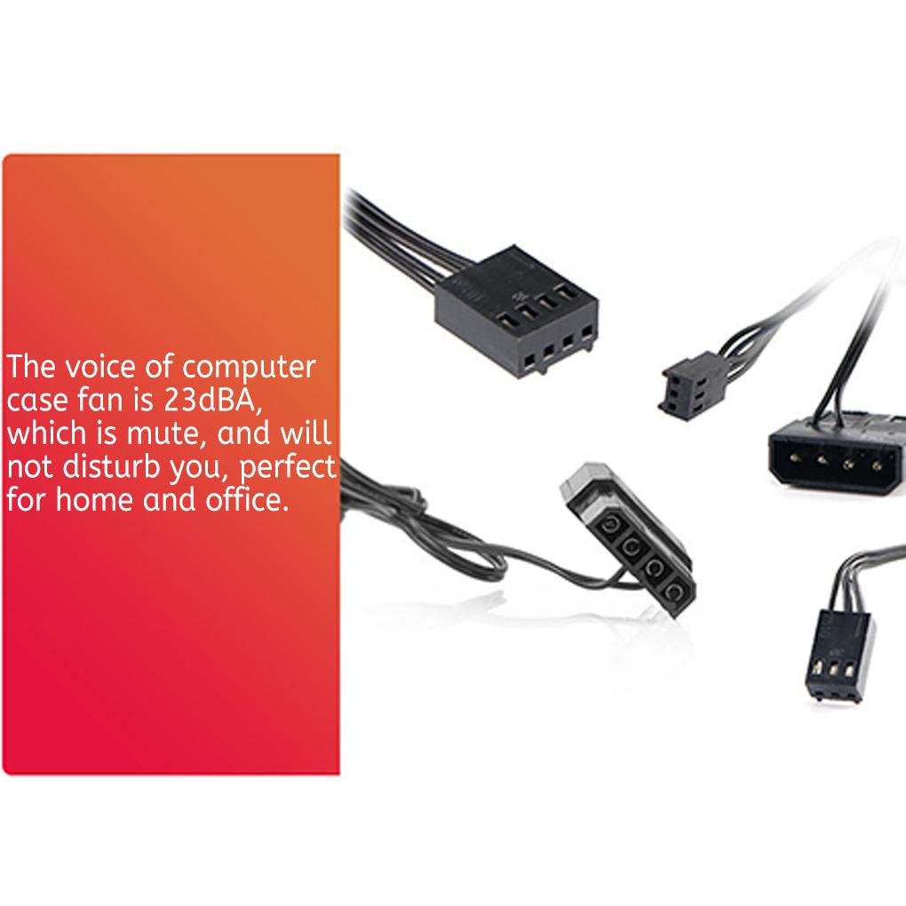 80mm CPU Cooler Computer Case Fan Desktop PC Mute Air Cooling High Speed Radiator Heats Dissipation Heatsink Accessories