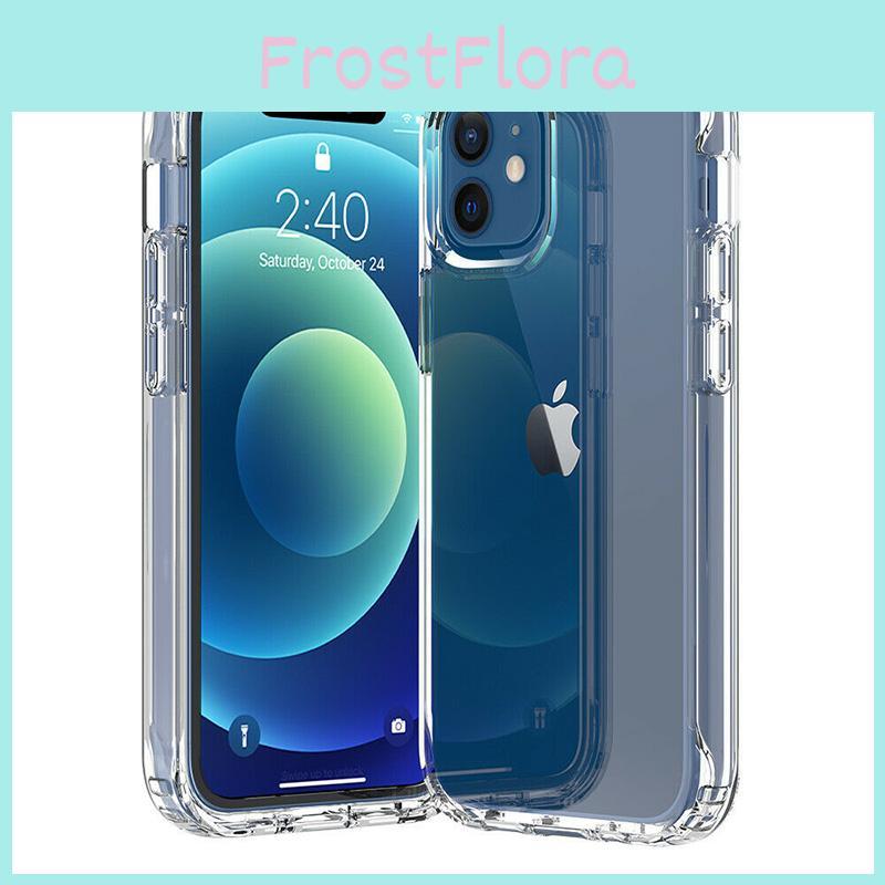 12 For Iphone Pro Max 11 12 Mini Shockproof Clear Crystal Case Phone Cover