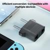 Olaf 1-10Pcs US To EU Plug Converter Outlet Travel Power Adapter Converter Socket 4.8/4.0mm EU US KR Electric Charger Outlet