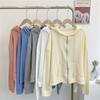 Mom See Series Tops Women's Waffle Cardigan Zipper Sweater Women's Autumn New Loose Student Jacket