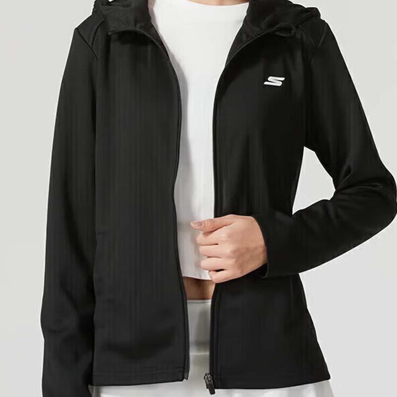 Skechers Women's Autumn Sports Knit Hooded Jacket