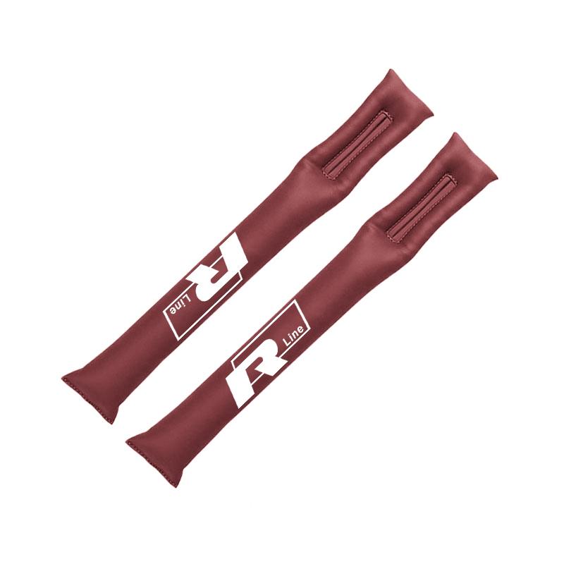 lmn1 2Pcs Leather Car Seat Gap Filler Strip Gap Plug For VW Golf Tiguan T-Roc Polo Passat ID.4 T-Cross ID.3 Taigo ID.7 Atlas Beetle