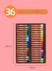 Lion Heavy Color Oil Pastels Crayons - 24 or 36 Colors for Student and Children's Art.