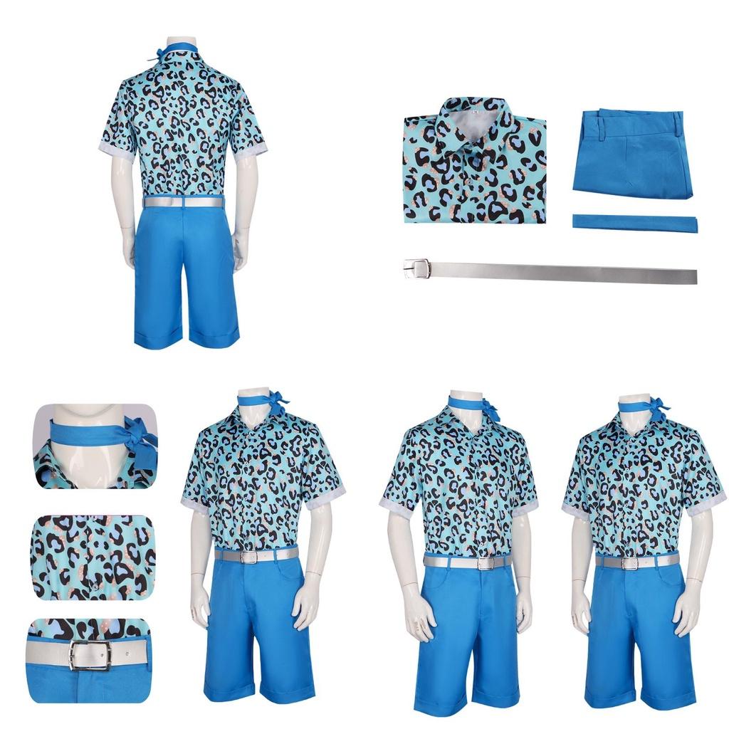 2023 Cosplay Costume Ken Blue Anime Set Halloween Outfit Polyester Fabric Popular Movie Theme Available In Multiple Sizes