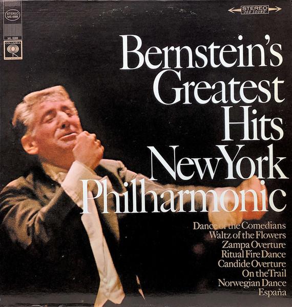 

LP Record LEONARD BERNSTEIN NEW YORK PHILHAR Bernsteins Greatest Hits MS6988 COLUMBIA MASTE US Classical Used