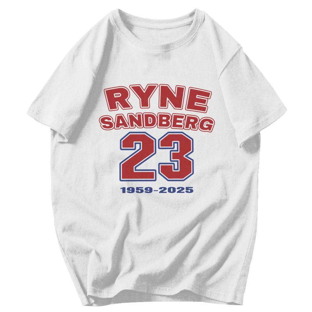 Men T Shirt Ryne Sandberg 2025 Gifts Y2K Graphic Customized Unisex Clothes T Shirts