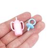 9Pcs/Set Mini Doll Pacifier Baby Tableware Set Play House Supplies Dummy Nipples For Dolls Kids Toy Baby Pacifier Accessories