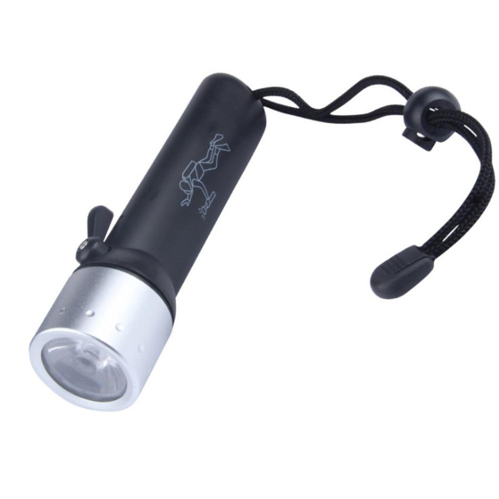Hole Diving LED Magnetic Flashlight Waterproof Underwater Flashlight Diving Lamp  Home Outdoor
