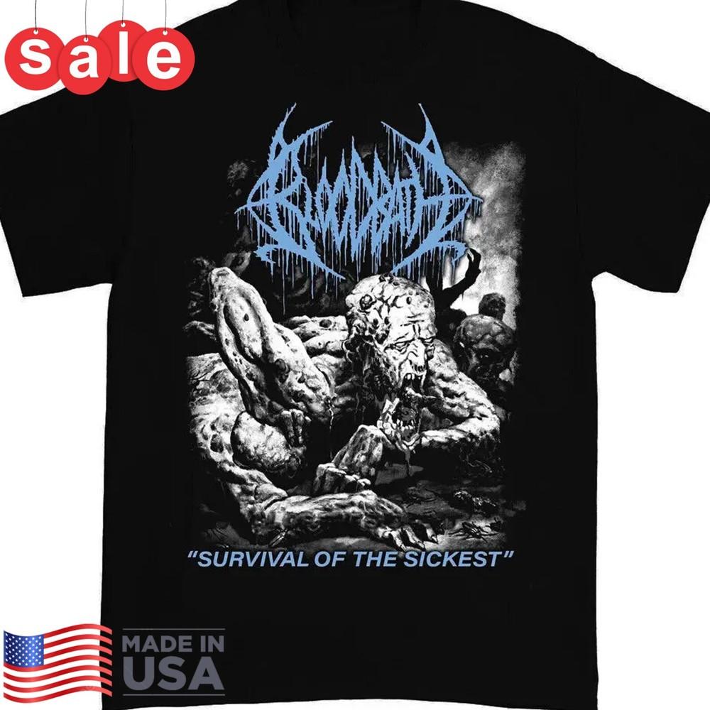 New Bloodbath Survival Of The Sickest Gift For Fans Unisex S-5XL Shirt KN573 Unisex T-Shirt Graphic Tee XXL