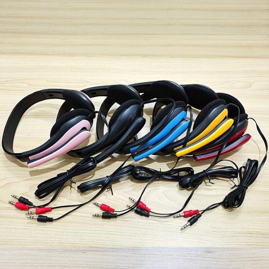 Clear Voice USB kablet datamaskinhodesett med støyreduksjonsmikrofon Perfekt for Call Center Office School PC Gaming