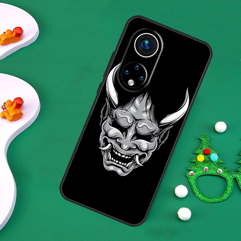 Hannya Demon Oni Case For Honor 200 Pro X9c X9b X9a X8a X8b X7a X6a X8 X9 50 70 90 Magic 5 6 7 Lite Cover