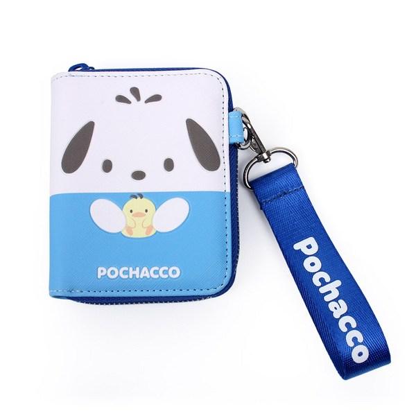 Pochaco cute wrist hanger detachable zipper wallet