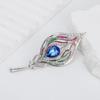 Vintage Feather Brooch Zinc Alloy Lightweight Jewelry Accessory For Women Elegant Retro Design Gift