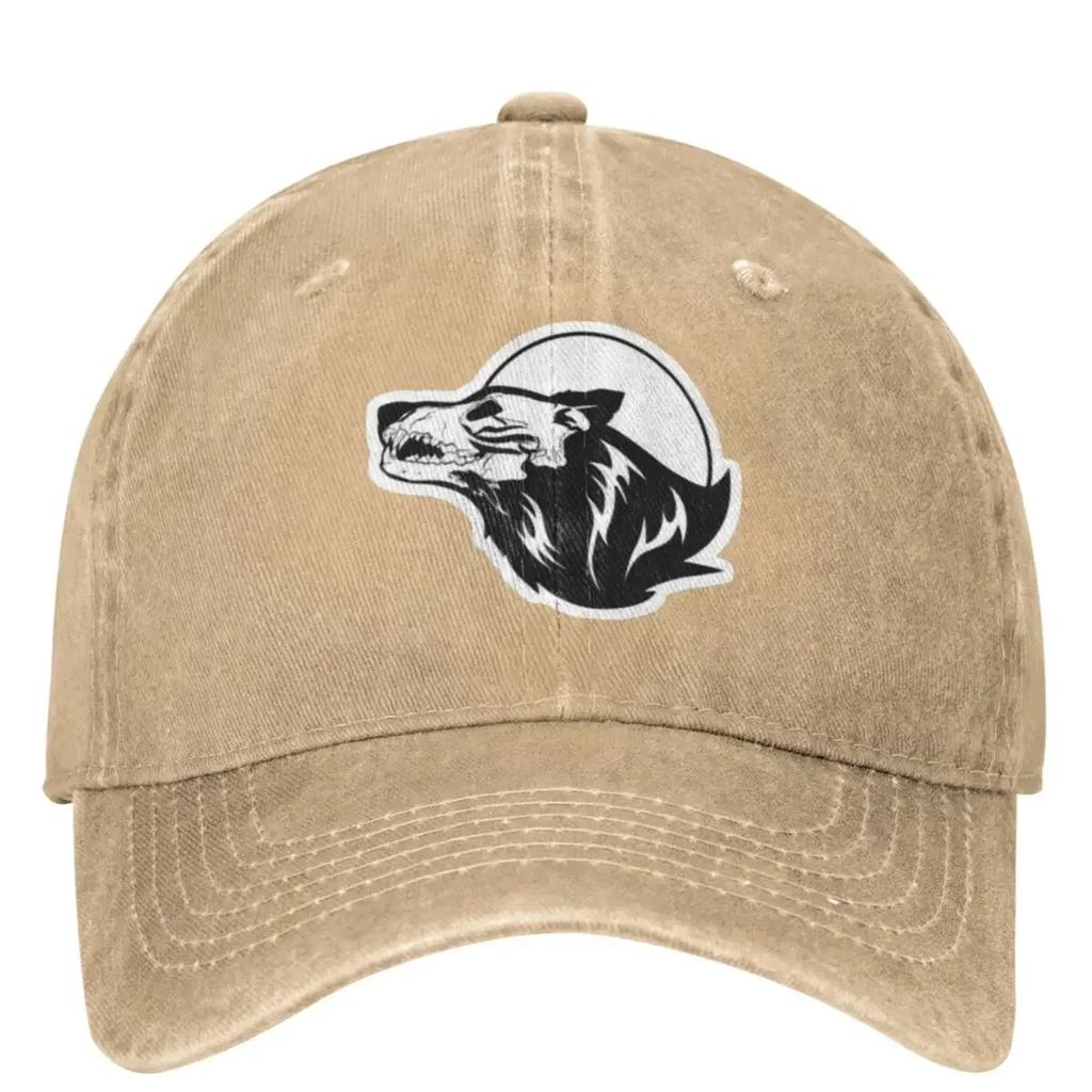 FOG Spiritus Systems Baseballkappe Wolf Print Outdoor Sports Großhandel Gewaschene Trucker-Mütze Weiblich Männlich Mode Benutzerdefinierte Kappe