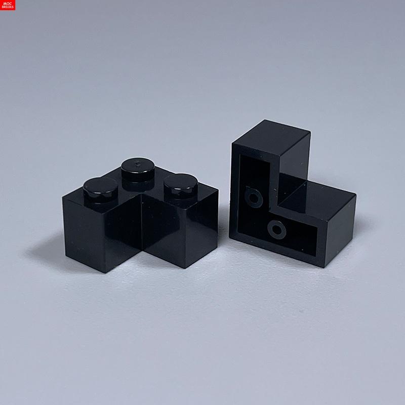Non-Toxic 20Pcs Moc Bricks 2357 2X2 Corner High Base Assembled Building Block Accessories Accessories Kids Toys Gifts