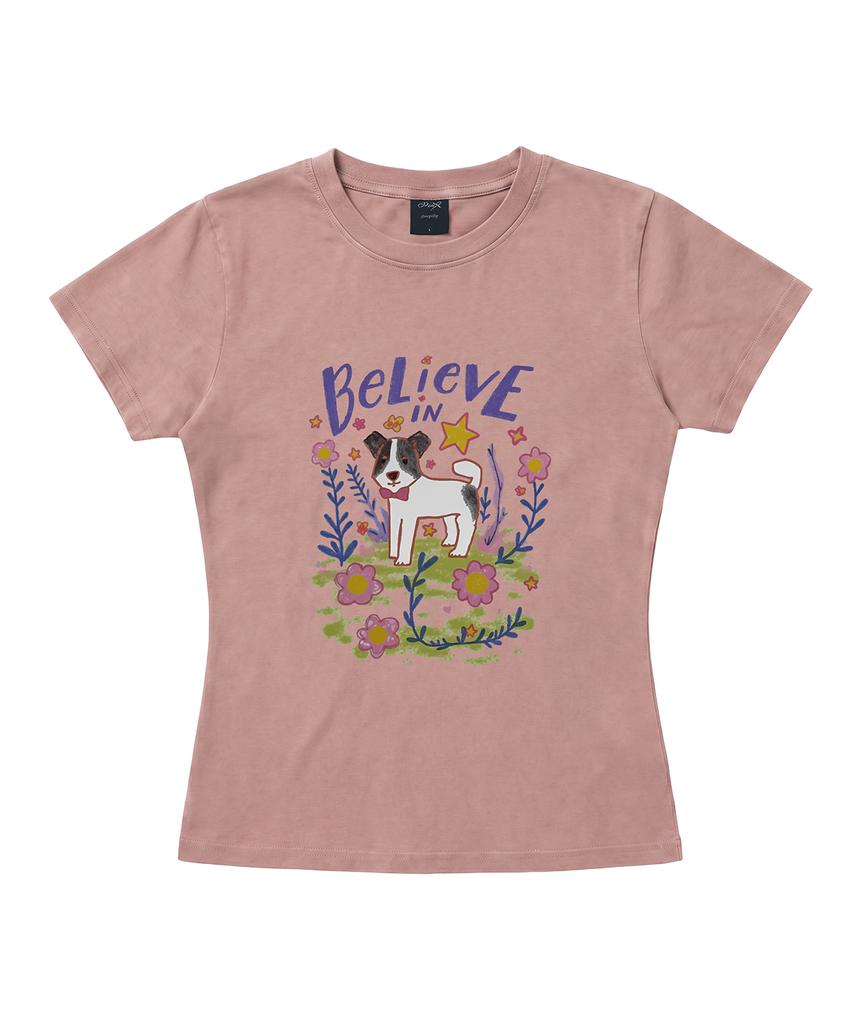 WILDROCK Hollysheesh Graphic Pigment Crop Short Sleeve T-Shirt Part02_4 Style (D Type)