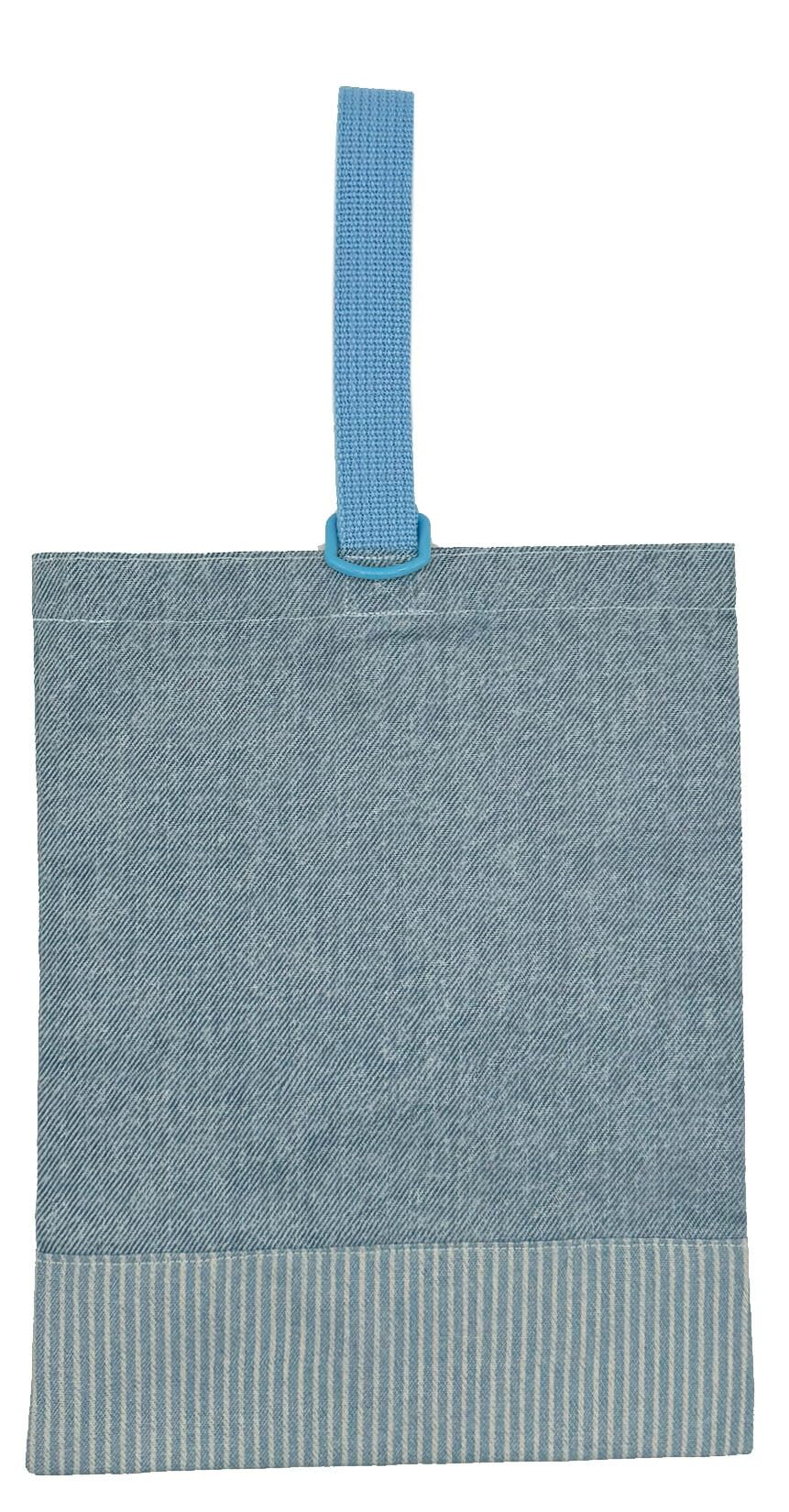 

Сумка для сменной обуви для мальчиков, подходит для начальной школы, сделана вручную, с именем, светло-голубая сумка гикори 13 [miwaki] Чехол/Обувь Девочки, Сумка,