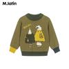 M.Latin Kinder Jacquard Pullover mit halbem Stehkragen