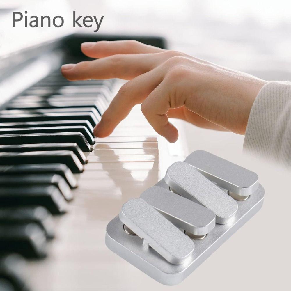 Piano Keys Design Fidget Slider Rectangle Shape Fidget Push Card EDC Fidget Toys  ADHD Support