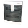 Surface-mounted distribution board 24 modules IP40 transparent door ECT24PT