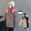 Girls Down Coat Overcoat Jacket Windbreak Outerwear Khaki Thicken Winter Warm Snowsuits Christmas Gift Children's Clothing