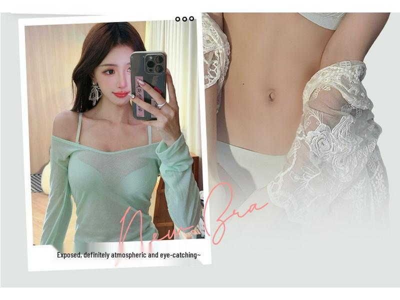 Lace Front-Closure Push-Up Bra for Small Chests – Comfortable, Sexy, Anti-Sagging with Side Support and Beautiful Back Design