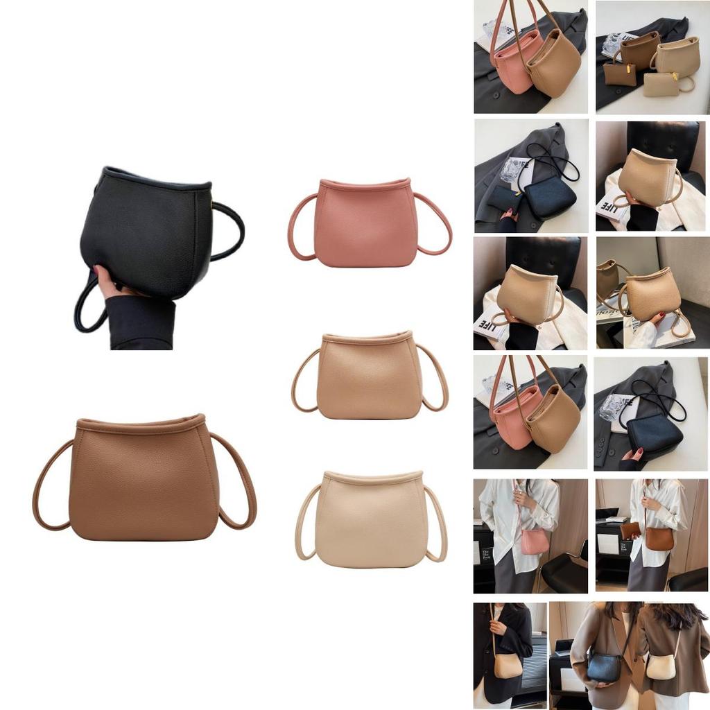 Stilvolle und minimalistische kleine Damen-Umhängetasche aus PU-Leder, in mehreren Farben erhältlich, ideal für Freizeitaktivitäten