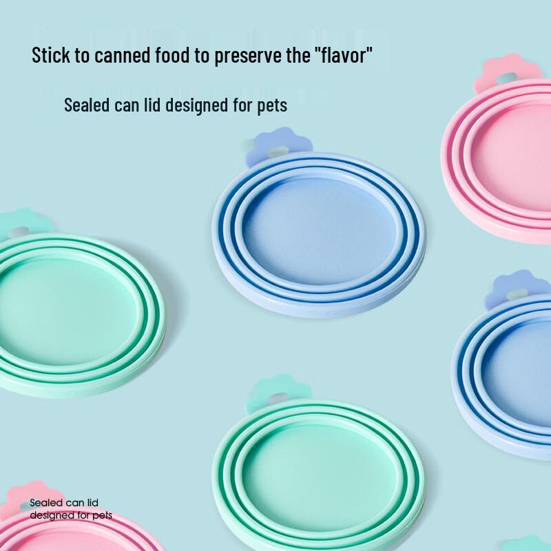 

Pet Food Silicone Can Lids & Openers (5-Pack)