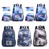 Fashionable Cr7c Teenager Backpack Set With Pen Bag Wholesale