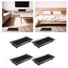 4Pcs Metal Floor Register Cover With Adjustable Louvers Smooth Quiet Airflow Anti-blocking Central Conditioner Grille