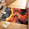 Australian Aboriginal Style 27 Floor Rug Office Rug Perfect for Kitchen Balcony Hallway Playrooms Anti-slip Rug Anime Office Decor