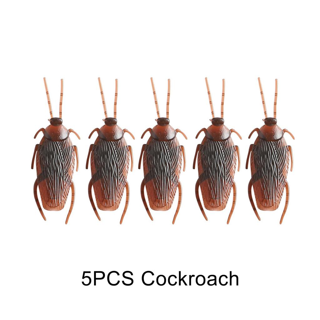 5PCS Insect Ornaments Halloween Simulated Bug Decoration Cockroach Spider Centipede Scorpion Home Horror House DIY Materials ZYF