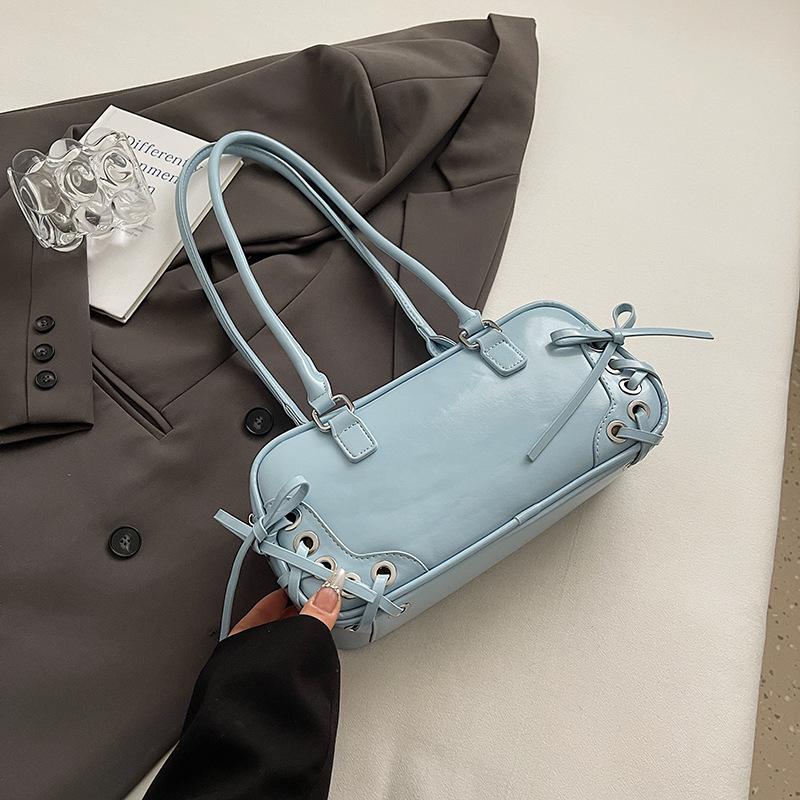 Summer Popular Small Bag Women's 2025 New Fashion Versatile Messenger Bag Portable Underarm Bowling Bag