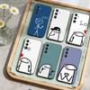 Funny Middle Finger Cute  Phone Case For Samsung Galaxy A73,21,22,32,71,53,52,51,80,5G Soft Black Cover