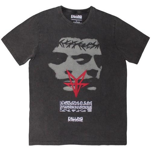 Falling In Reverse Unisex Adult Blur Stone Wash T-Shirt