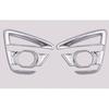2pcs Chrome Front Fog Light Lamp Frame Cover Trim Fit for Mazda CX-5 CX5 2016