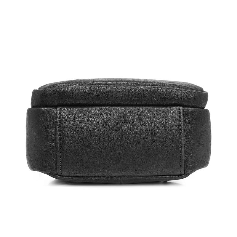 New JAGUAR Cow Leather Shoulder Bag Men's Black JX1230241201