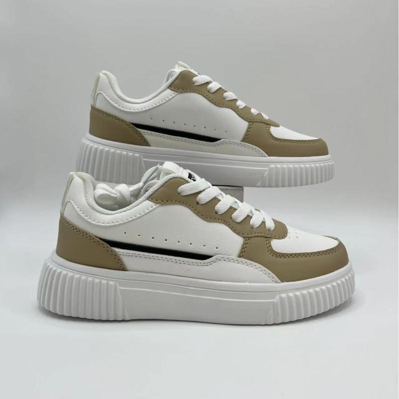 Board shoes new breathable little white shoes light sports shoes couple breathable thick baseplate shoes