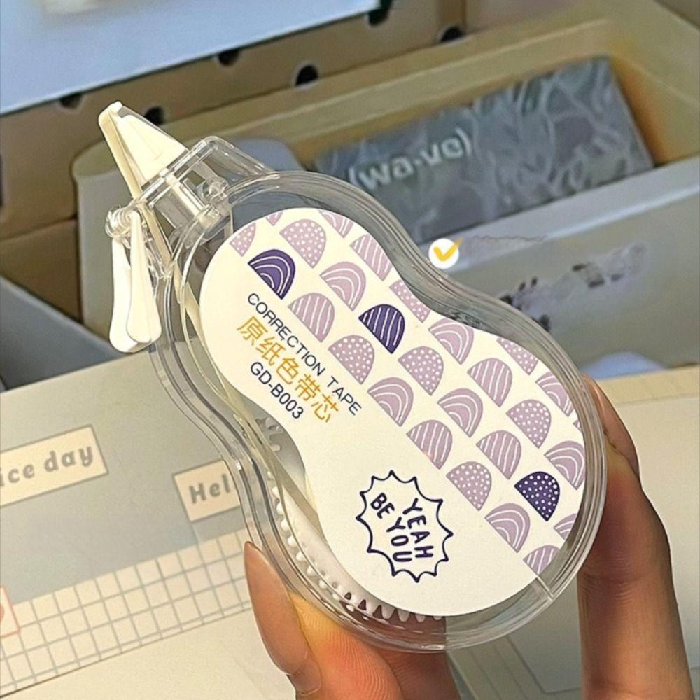 5pcs/Set Large Capacity Correction Tape Flip Design Student Alteration Tape  School Supplies