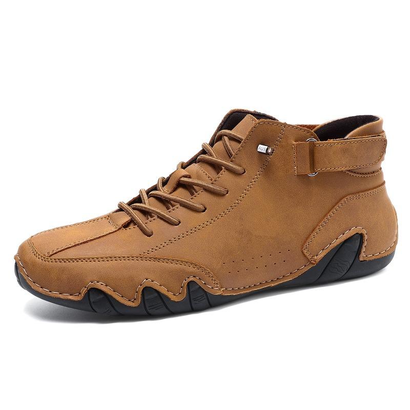 Men's shoes high-top cotton shoes men's casual shoes winter velvet thickened shoes Martin boots men's