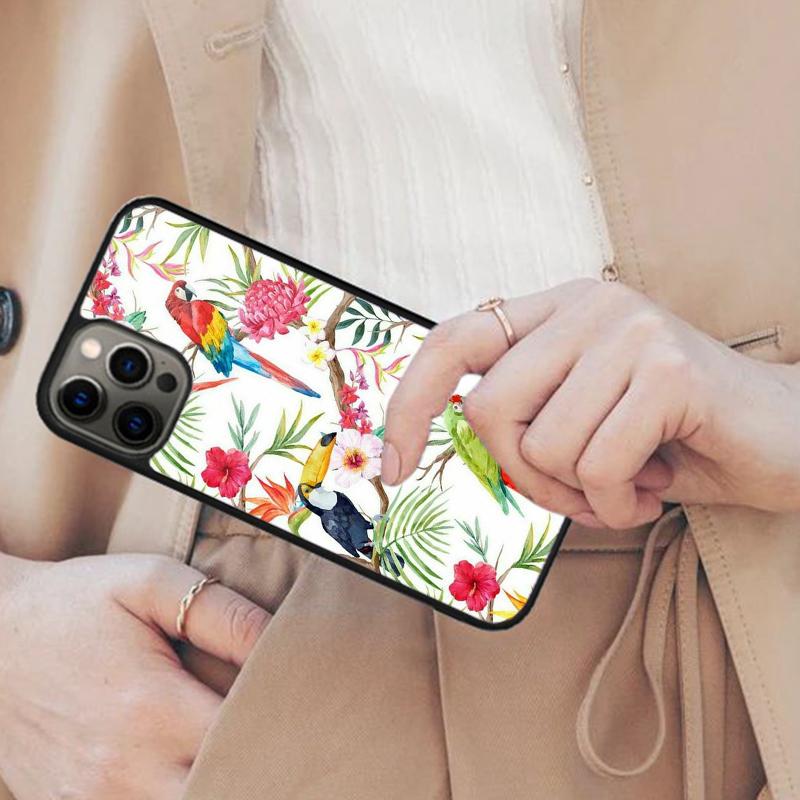 Garden Birds Magnetic Phone Case For APPLE iPhone 17 Air 16 14 13 12 Pro Max 15 Plus Wireless Charge With MagSafe Cover