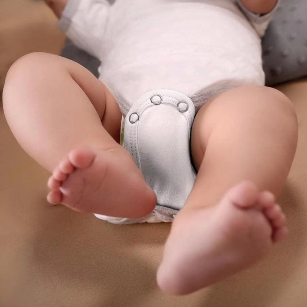 5 Stück Baumwoll Baby Body Verlängerer Weich Super Nützlich Verlängerungs-Pads Weißer Body Verlängerungsband Baby Kleinkind Strampler Partner