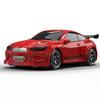 Remote Control Drift Car, 2.4GHz 4WD Mini Full Proportional Model Vehicle with LED Lights, Racing