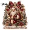 Festive Desktop Signs for Holidays Christmas Faux Diamond Painting Tabletop Ornaments, Beginner-Friendly DIY Acrylic Rhinestone Art Ornaments