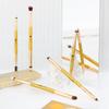 DUcare 5Pcs Professional Eye Makeup Brush Double Ended Metal Handle Premium Tapered Concealer Golden Eyeshadow Blending Make Up Brushes Set