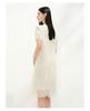 Jiuzi Anna Kou Elegant, Cold, Luxury Heavy Industry Bead Lace Small A Edition Dress for Women 2025 Summer New Style