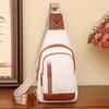 Retro Bag For Women Lightweight And Wear-resistant PU Chest Bag With Large Capacity Womens Chest Bag