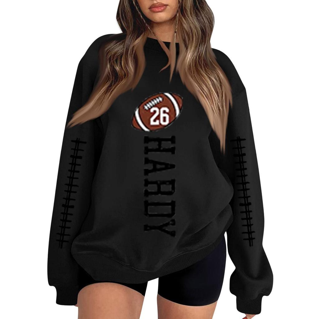 Unisex Lightweight Long Sleeve Round Neck Pullover Sweatshirt with Stylish Print