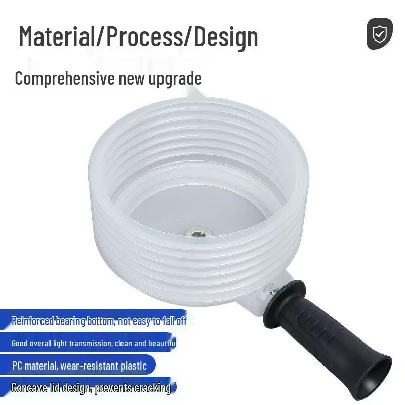 Wood Dust Cover Bowl for Ceiling Speaker Hole Expansion and Drill Bit Protection